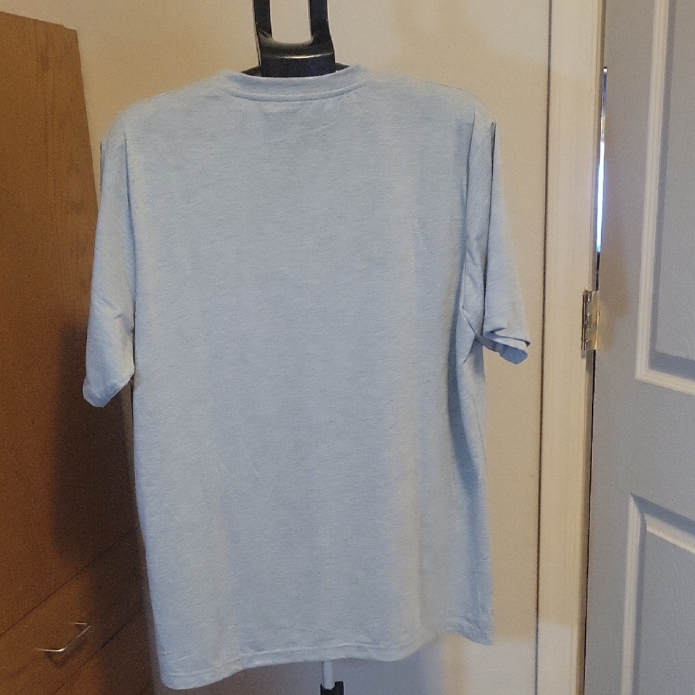 Essentials Light Blue Short Sleeve Crew T-Shirt - Picture 2 of 5